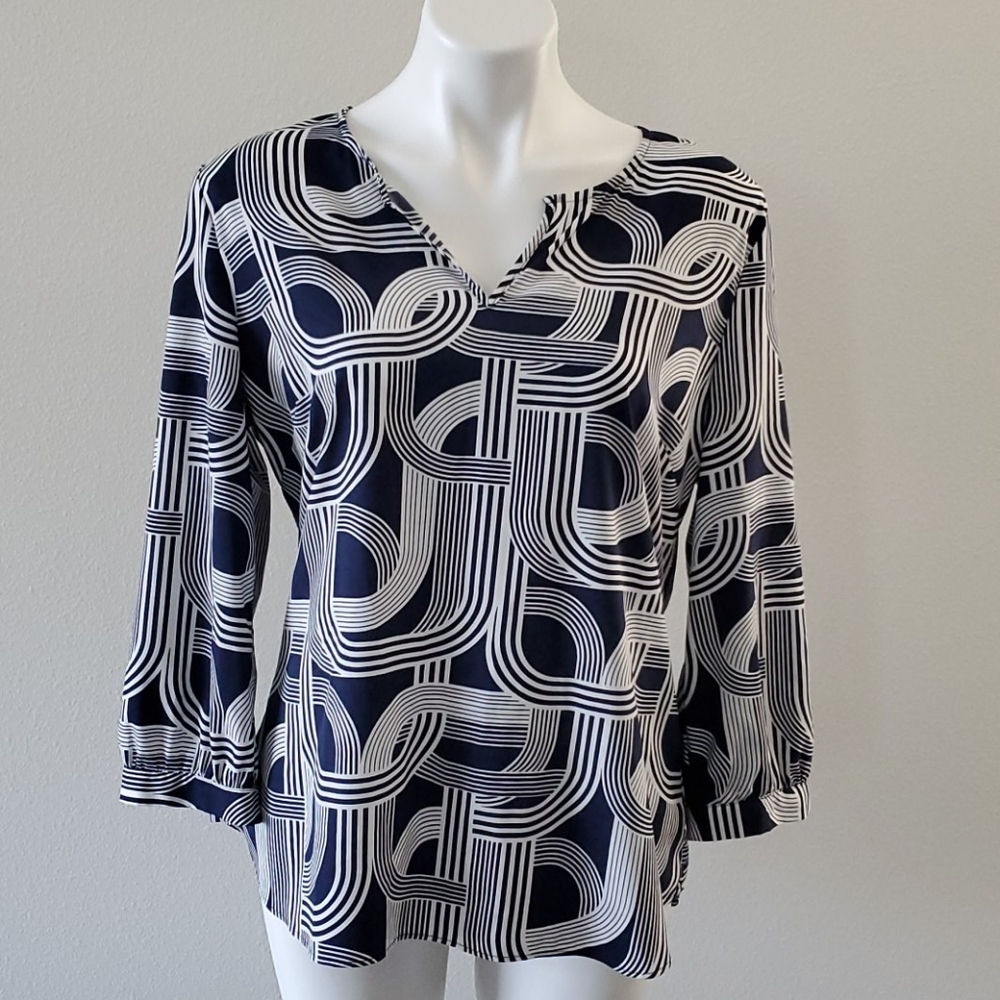 Banana Republic - Tunic Top - Size L, 3/4 sleeves